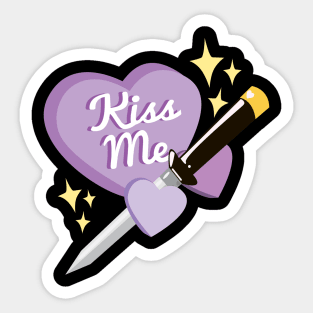 Kiss Me Candygram Sticker